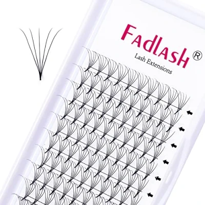 Image of Pre Made Fans 5D 0.07mm C Curl 12mm Fadlash Premade Lash Extensions Fanned Russian Volume Lashes Fan C/D Eyelash Extension