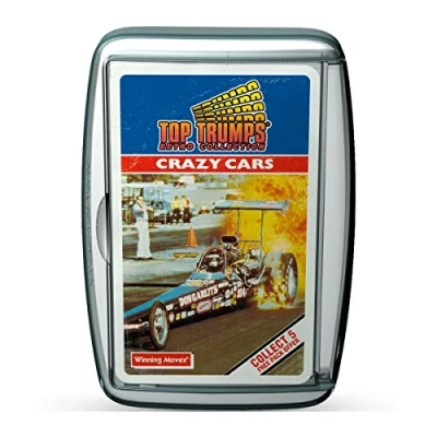 Image of Crazy Cars Retro Top Trumps Card Game
