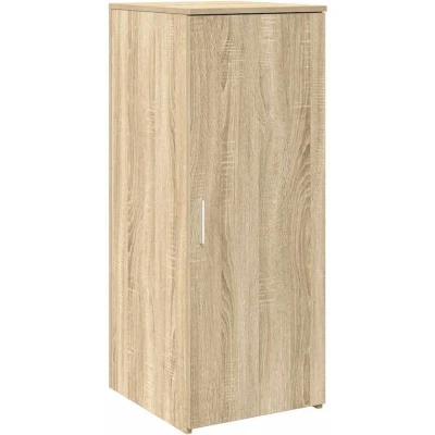 Image of vidaXL Sonoma Oak Engineered Wood Storage Cabinet 40x45x103.5 cm Office &amp; Reception Organizer