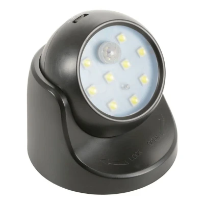 Image of Lyyt LED Wireless Motion Sensor Light &amp; Detachable Torch Black