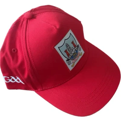 Image of CORK Official GAA Ireland County red Retro Style Baseball Cap hat Very Rare Limited Stock