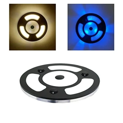 Image of MARVIX LED Spotlight 12V 24V 100mm Surface Mounted Slim Ceiling Dome Light Integrated Touch Control Dimmer Switch 3000k Warm White Super Bright RV, Motorhome, Campervan and Boat Lighting