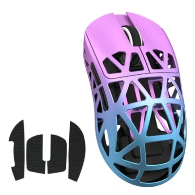 Image of ATTACK SHARK R2 Magnesium Alloy Mouse, PixArt PAW3950 Gaming Sensor, Wireless 8K 48g SUPERLIGHT BT/2.4G/Wired Adjustable DPI 42000, Mice for Win11/Xbox/PS/Mac Purple