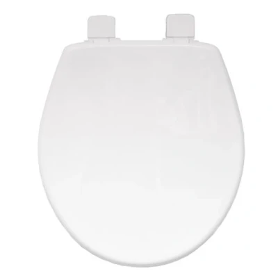 Image of Carrara &amp; Matta Toilet Seat, Thermoplast, White, 422mm x 374mm
