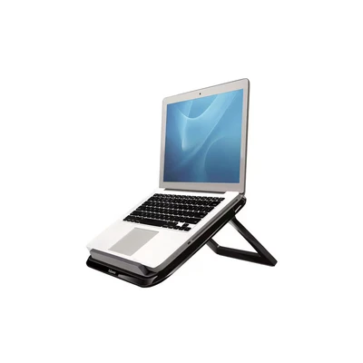 Image of Fellowes Laptop Stand for Desk I Spire Series Adjustable the Home and Office Portable with 7 Height Adjustments Max Monitor Size 17&quot;, Weight 4KG Black