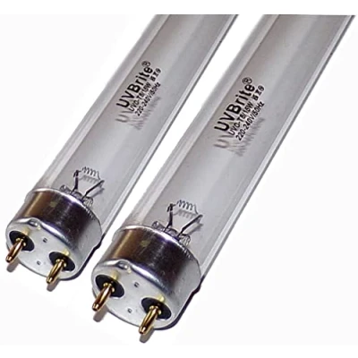 Image of UVBrite® Twin Pack 6W T5 UV C Bulb 6 Watt Germicidal Lamp for Pond UVC Filter Aquarium Water Clarifier Algae Destroyer Ultraviolet Steriliser