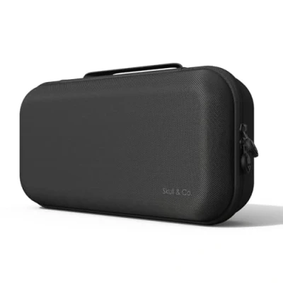 Image of Skull &amp; Co. Maxcarry Case for Steam Deck, ROG Ally Other Handheld Gaming PCs: Portable Hard Shell Protective Travel Carrying With Storage GripCase SD, Accessories Black