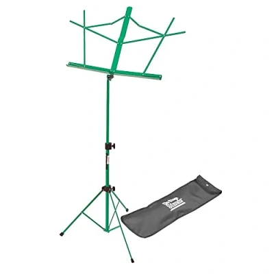 Image of On Stage SM7122GRB Compact Folding Sheet Music Stand with Bag, Green