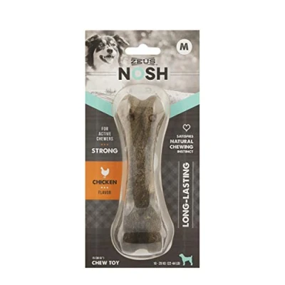 Image of Zeus NOSH STRONG Dog Chew Bone Chicken Flavour, Medium