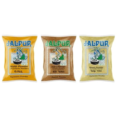 Image of Jalpur Millers Spice Combo Pack Turmeric Powder 100g Cumin Coriander (3 Pack)