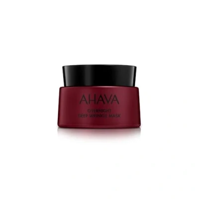 Image of AHAVA deep Wrinkle Overnight Mask Anti Aging Facial Treatment Reduces the appearance of wrinkles (50ml)