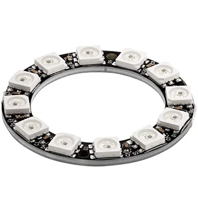 Image of AZDelivery LED Ring 12 Bit RGB 38mm WS2812 5050 5V Development Board compatible with Arduino including eBook