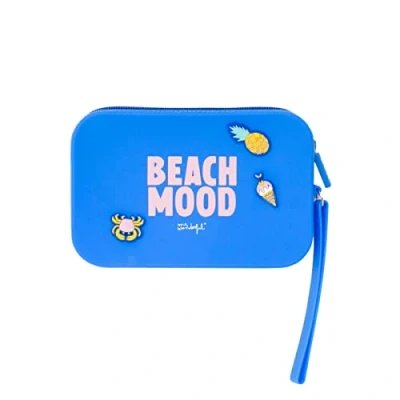 Image of Mr. Wonderful Unisex&#039;s Silicone Wallet Beach Mood, Multicoloured, 17 x 10,5 2,5 cm