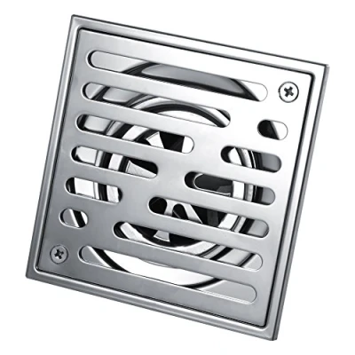 Image of Square Stainless Steel Shower Drain Anti Odor Floor for Bathroom Large Gauge 110 x 110/150 150 mm (Size : mm)