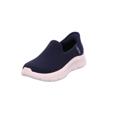 Image of Skechers Women&#039;s GO Walk Flex Relish Trainers, Navy Textile/Trim, 7 UK