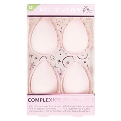 Image of Brushworks Complexion Sponge Bauble Set One Size, Pink,25 12 110