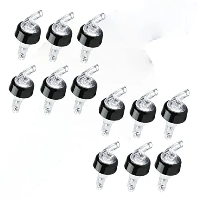 Image of Chabrias Bottle Pourers, Quick Shot Spirit Measure Pourer Spouts Drinks Wine Cocktail Alcohol Automatic Dispenser Home Bar Tools UK Made (12 x 25ml)
