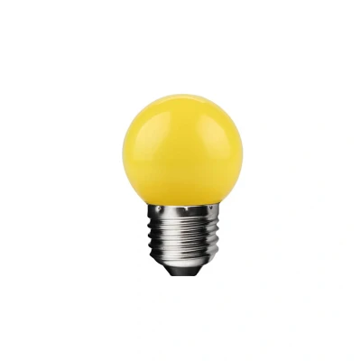 Image of Kosnic E27 LED Golf Bulb 1W Yellow