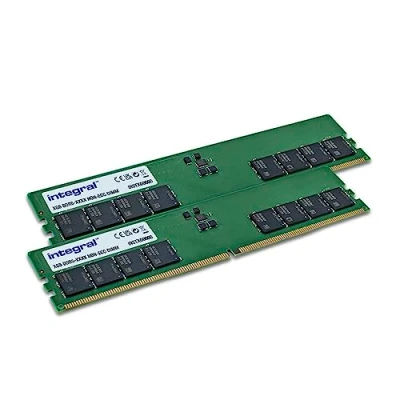 Image of Integral 32GB Kit (2x 16GB) DDR5 RAM 5600MT/s PC5 44800 DIMM PC/Desktop/Computer Memory Module