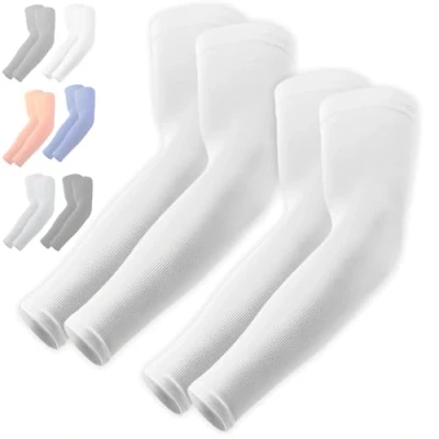 Image of Outdoor Essentials UV Sun Protection Arm Sleeves Cooling Compression Sleeve Sports &amp; for Men Women to Cover Arms Running or Cycling Covers