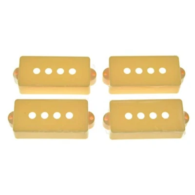 Image of KAISH 4pcs P Bass Style Pickup Covers 4 String Electric for Precision Cream
