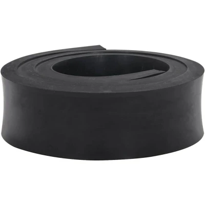 Image of vidaXL Rubber Edge for Snow Plow Black 150x8x2 cm