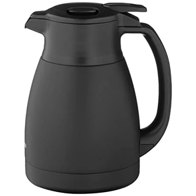 Image of Zojirushi SH HC10BM Stainless Steel Vacuum Carafe, 1 Liter, Matte Black