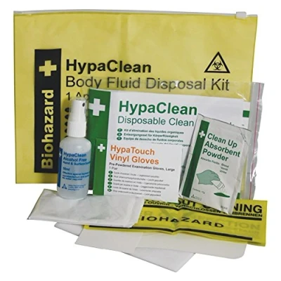 Image of Safety First Aid Group HypaClean Body Fluid Disposal Kit (Single Use)