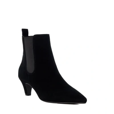 Image of Dune London Women&#039;s Obvious Ankle Boot, Black Suede, 6 UK