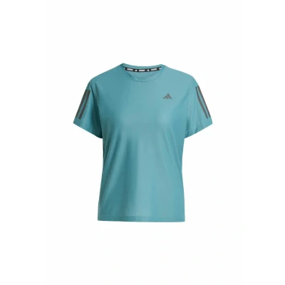 Image of adidas Women&#039;s Own The Run Base Tee, Preloved Teal, M