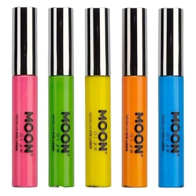 Image of Moon Glow Neon UV Eye Liner Choose from 8 colours Glows brightly under Lighting! (Set of 5)