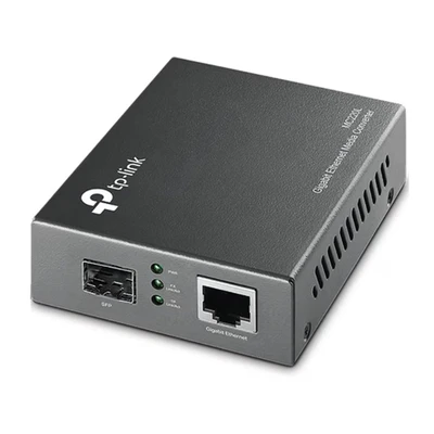 Image of TP Link Gigabit SFP Media Converter, Complies with IEEE 802.3ab and 802.3z, FX Port Supports Hot Swappable (MC220L)