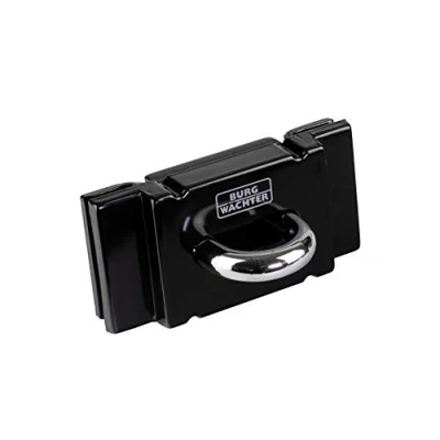 Image of Burg Wachter Heavy Duty Security Ground Bracket Anchor, Black