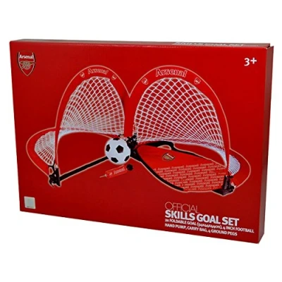 Image of Arsenal FC Skills Goal Set (One Size) (Red/White)