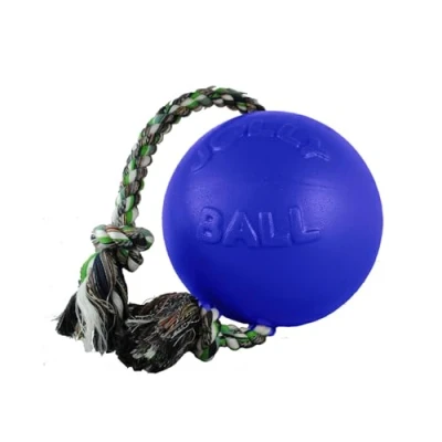 Image of Jolly Pets Ball Romp n Roll Dog Toy, 10 cm, Blue