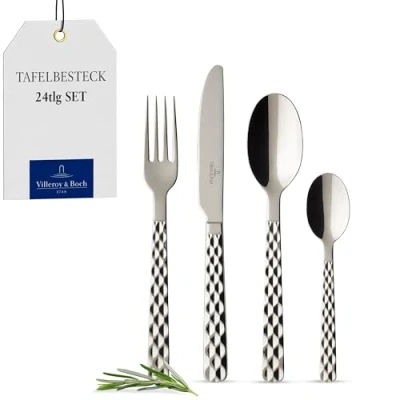 Image of Villeroy &amp; Boch Boston Cutlery for up to 6 Persons, 24 Piece, Stainless Steel