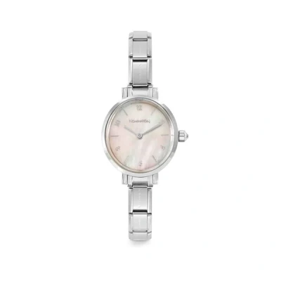 Image of Nomination Paris Pink Mother of Pearl Oval Watch