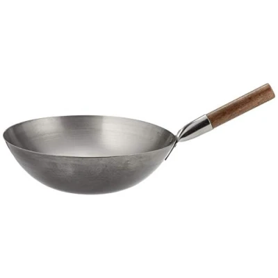 Image of London Wok GJ493 Flat Bottom Wok, 12&quot;