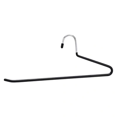 Image of Amazon Basics Trouser/Slack Hangers Easy Slide Organisers, Pack of 30, Chrome