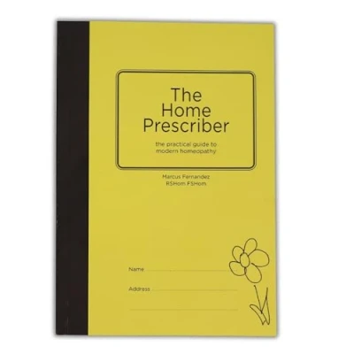 Image of The Home Prescriber, A practical guide to Modern Homeopathy written by experienced Homeopath Marcus Fernandez.