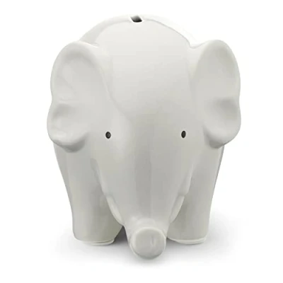 Image of Mousehouse Gifts Large Elephant Themed Piggy Bank, Money Box for Children&#039;s Savings