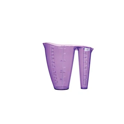 Image of Colourworks 2 in 1 Plastic Measuring Jug for Dry and Liquid Ingredients, Plum, 500 ml