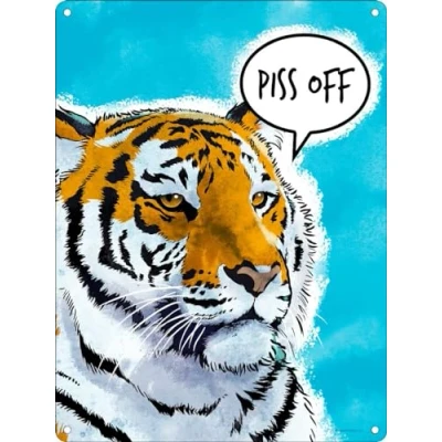 Image of Cute But Abusive P*ss Off Mini Tin Sign