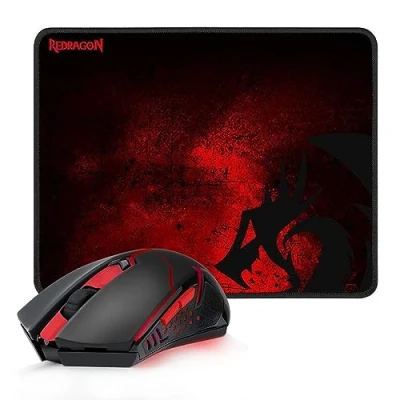 Image of Redragon M694 Wireless Gaming Mouse with Honeycomb Shell, 7200DPI Tri Mode Ultralight Wireless, RGB, 7 Programmable Buttons, Long Life Battery, Software Support Gamer for Pc, Mac