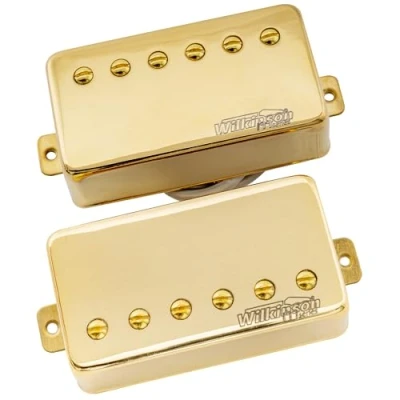 Image of Wilkinson WOCHB Ceramic PAF Style Humbucker Pickups Set for Les Paul SG Electric Guitar, Gold