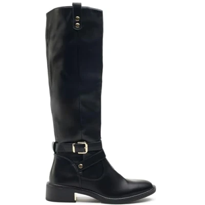 Image of Solesister Womens Joni Riding Boots Black Size UK 7