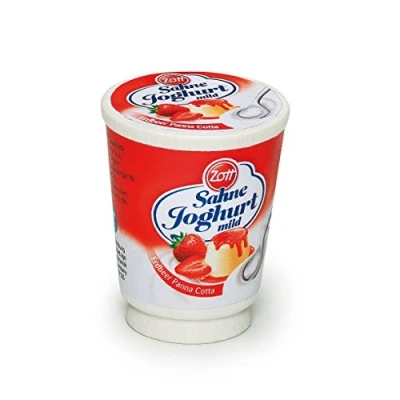 Image of Erzi 17125 Zott Cream Yoghurt Toy, Multicoloured, 3.9 x 4.8 cm