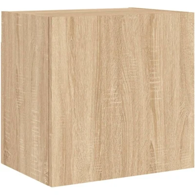 Image of vidaXL TV Wall Cabinet Sonoma Oak 40.5x30x40 cm Engineered Wood