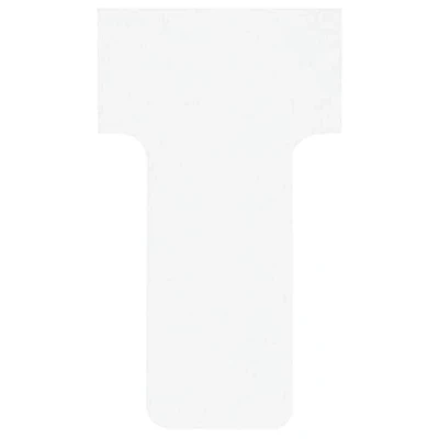 Image of Nobo T Card Planning Cards, White, Size 1, Pack Of 100 Re Fills, Office Wall Planner System, 2001002