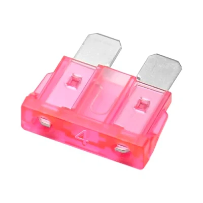 Image of Heschen Standard Blade Fuse ATC 4 Auto Assorted Car Truck 4A Pink Pack of 25